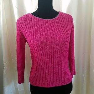 Vintage Fuscia Medium Sweater